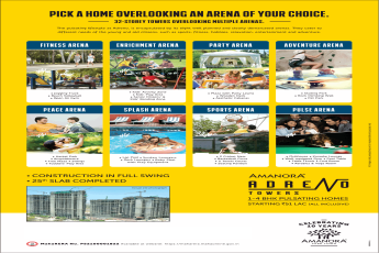 Construction in Full Swing at Amanora Adreno Towers in Pune